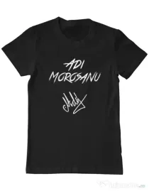 Tricou personalizat barbat TRICOU ADI MOROSANU KMD Negru