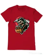 Tricou personalizat barbat It's Halloween Time Rosu