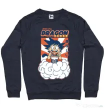 Bluza personalizata barbat Dragon Ramen Denim inchis