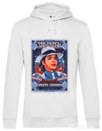 Hanorac barbat cu gluga Michael Jackson Alb