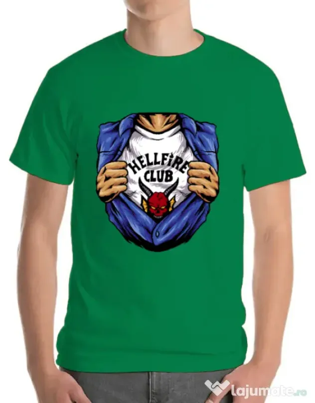 Tricou personalizat barbat Release My Superpower Verde mediu