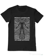 Tricou personalizat barbat vecna's mindscape Negru