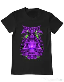 Tricou personalizat barbat DARK SPELL Negru