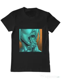 Tricou personalizat barbat OCTOLICIOUS Negru