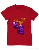 Tricou personalizat barbat HELLFIRE Rosu