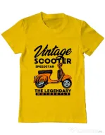 Tricou personalizat barbat SCOOTER SPEEDSTAR Galben
