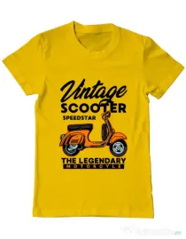 Tricou personalizat barbat SCOOTER SPEEDSTAR Galben