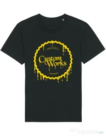 Tricou STANLEY STELLA barbat CW Logo dark yellow Negru