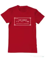 Tricou personalizat barbat Skyrim Inventory Rosu