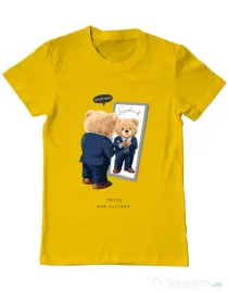 Tricou personalizat barbat Dress for success Galben