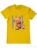 Tricou personalizat barbat Nice to meet you Galben