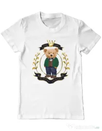 Tricou personalizat barbat Simply Classy Alb