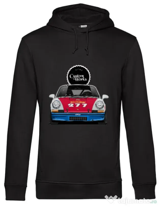 Hanorac barbat cu gluga Porsche Magnus Walker Negru