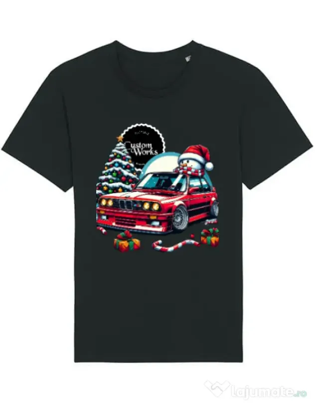 Tricou STANLEY STELLA barbat CW Christmas Series #43 Negru