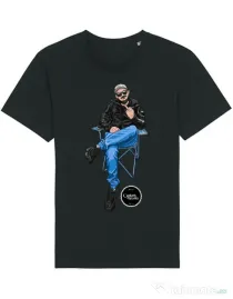 Tricou STANLEY STELLA barbat Vladimir x Peace sign Negru