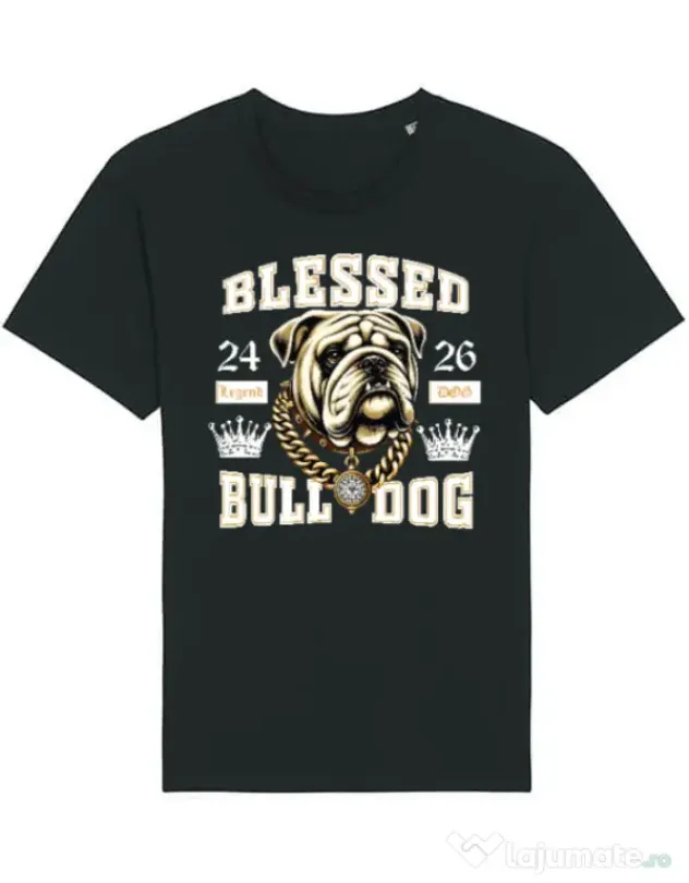 Tricou STANLEY STELLA barbat BULLDOG 02 Negru