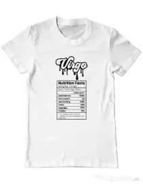 Tricou personalizat barbat Zodiac | Fecioara Alb