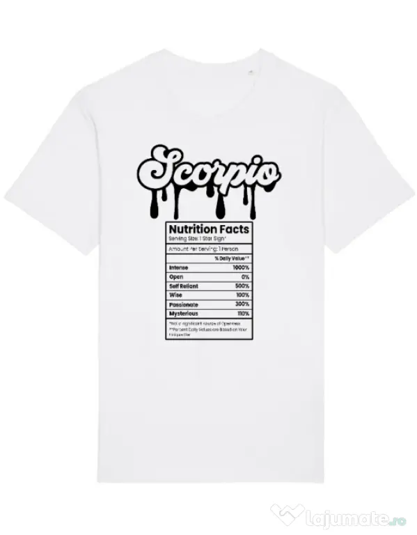 Tricou STANLEY STELLA barbat Zodiac | Scorpion Alb