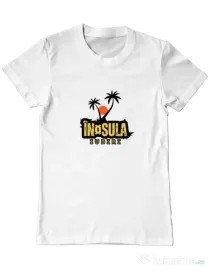 Tricou personalizat barbat Insula Alb