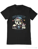 Tricou personalizat barbat BULLDOG 16 Negru