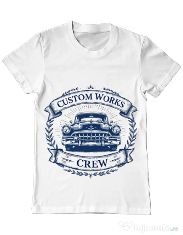 Tricou personalizat barbat oversize CW20251 Alb
