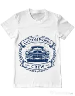 Tricou personalizat barbat oversize CW20251 Alb