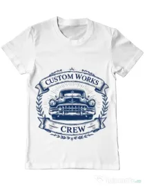 Tricou personalizat barbat oversize CW20251 Alb
