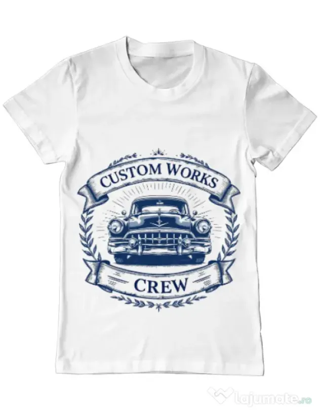 Tricou personalizat barbat oversize CW20251 Alb