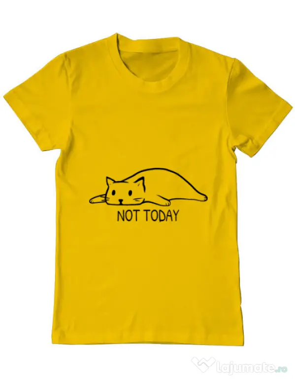 Tricou ADLER barbat Not today Galben