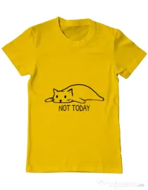 Tricou ADLER barbat Not today Galben