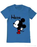 Tricou ADLER barbat Hers Mickey Albastru azuriu