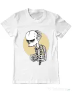 Tricou ADLER barbat Death of Grandfather Alb