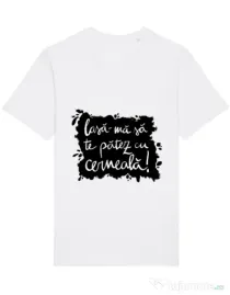 Tricou STANLEY STELLA barbat Te patez cu cerneala Alb