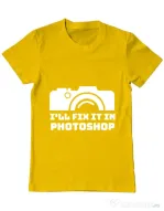 Tricou ADLER barbat I’ll fix it Galben