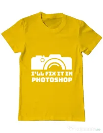 Tricou ADLER barbat I’ll fix it Galben