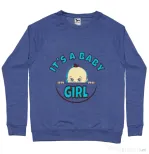 Bluza ADLER barbat It’s a baby girl Albastru melanj