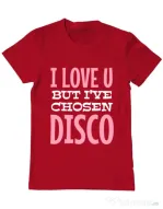 Tricou ADLER barbat I’ve chosen disco Rosu
