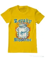Tricou ADLER barbat Royalty bloodline Galben