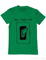 Tricou ADLER barbat You turn me on Verde mediu