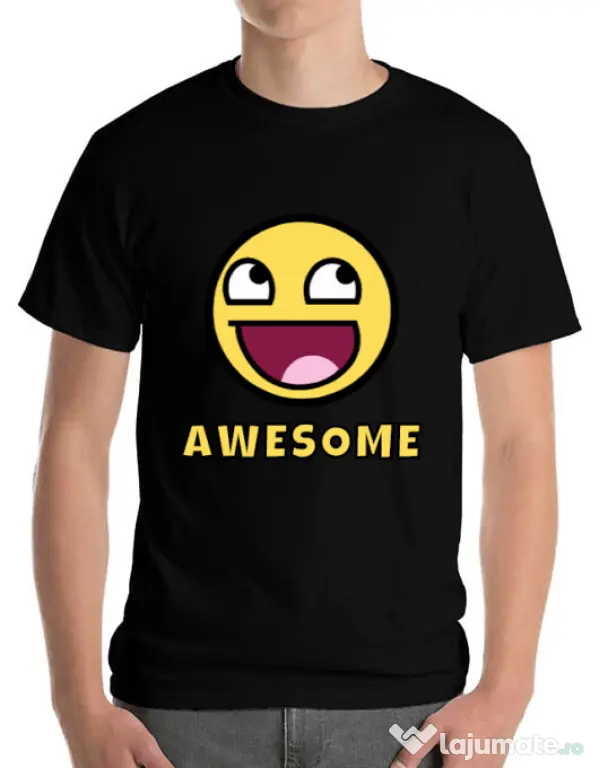 Tricou ADLER barbat Awesome Negru