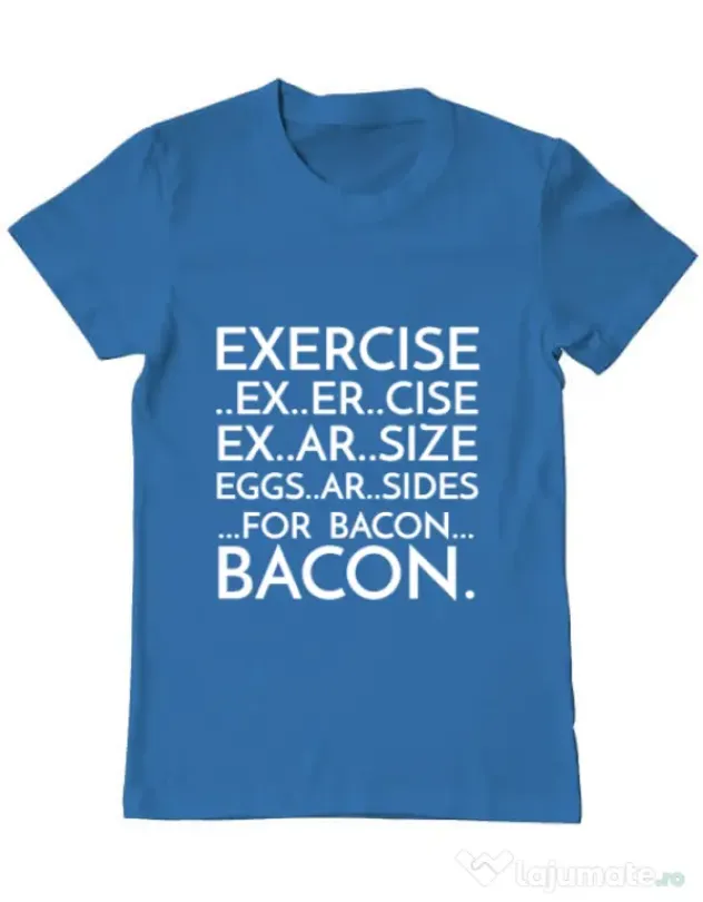 Tricou ADLER barbat Exercise Albastru azuriu