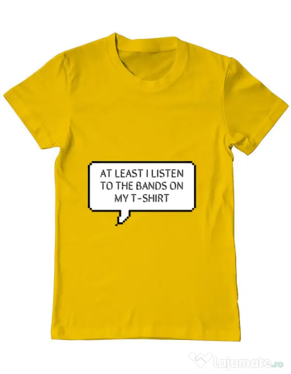 Tricou ADLER barbat T-shirt band Galben