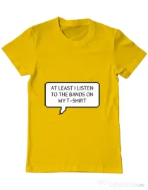 Tricou ADLER barbat T-shirt band Galben