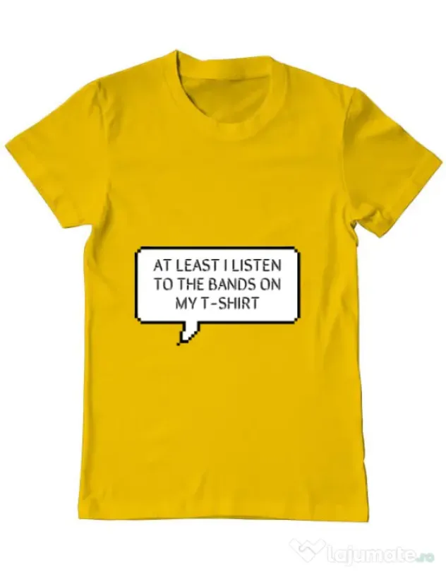 Tricou ADLER barbat T-shirt band Galben