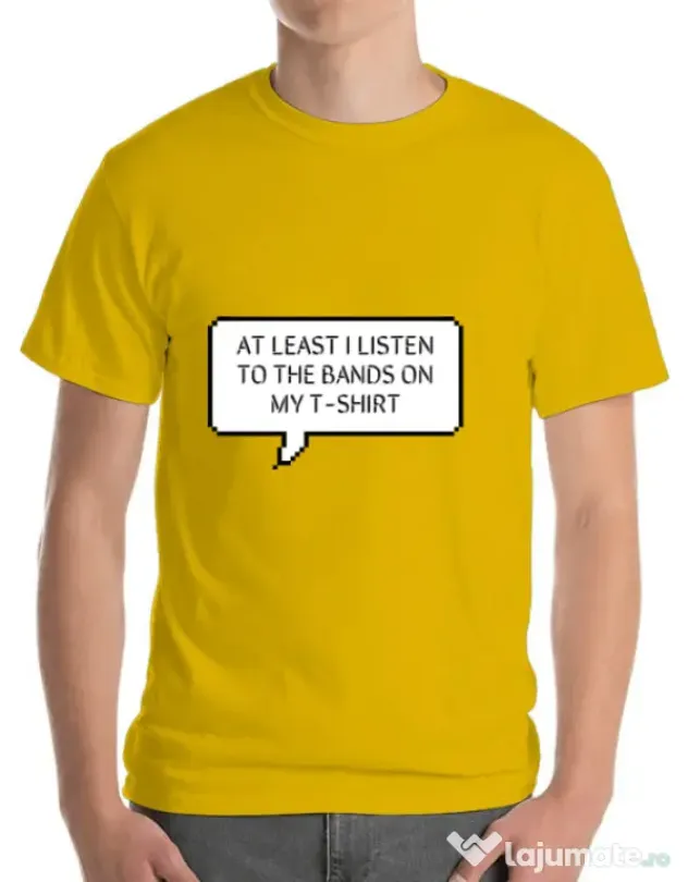 Tricou ADLER barbat T-shirt band Galben