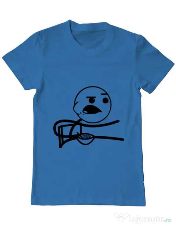 Tricou ADLER barbat Cereal Guy Albastru azuriu