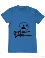 Tricou ADLER barbat Cereal Guy Albastru azuriu