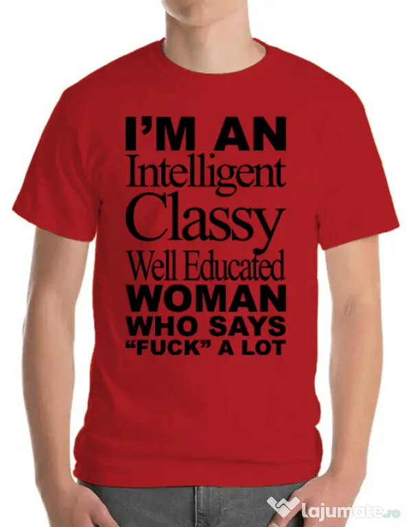 Tricou ADLER barbat Classy Woman Rosu