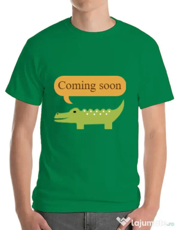 Tricou ADLER barbat Coming soon Verde mediu