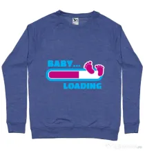 Bluza ADLER barbat Baby loading Albastru melanj